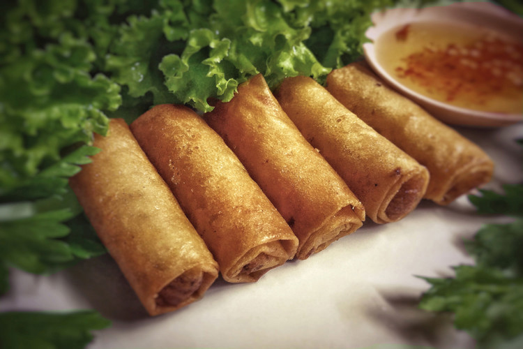 Chả giò xốp thit heo